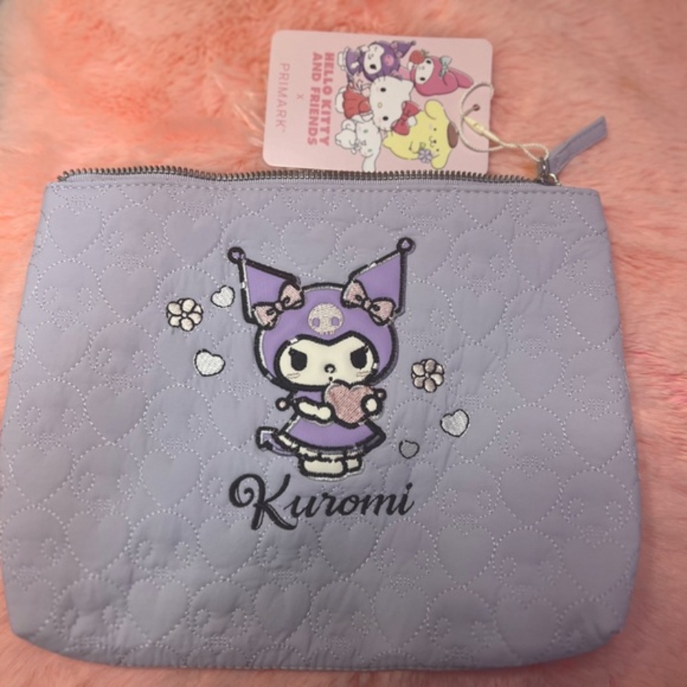 Primark Purple Quilted Pouch